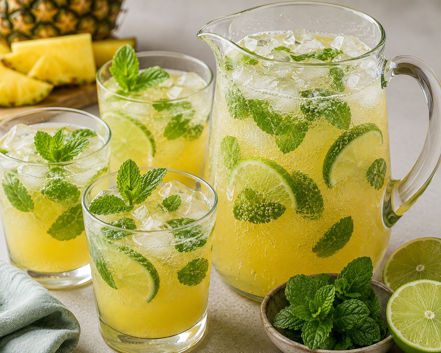 Pineapple Mint Spritzer