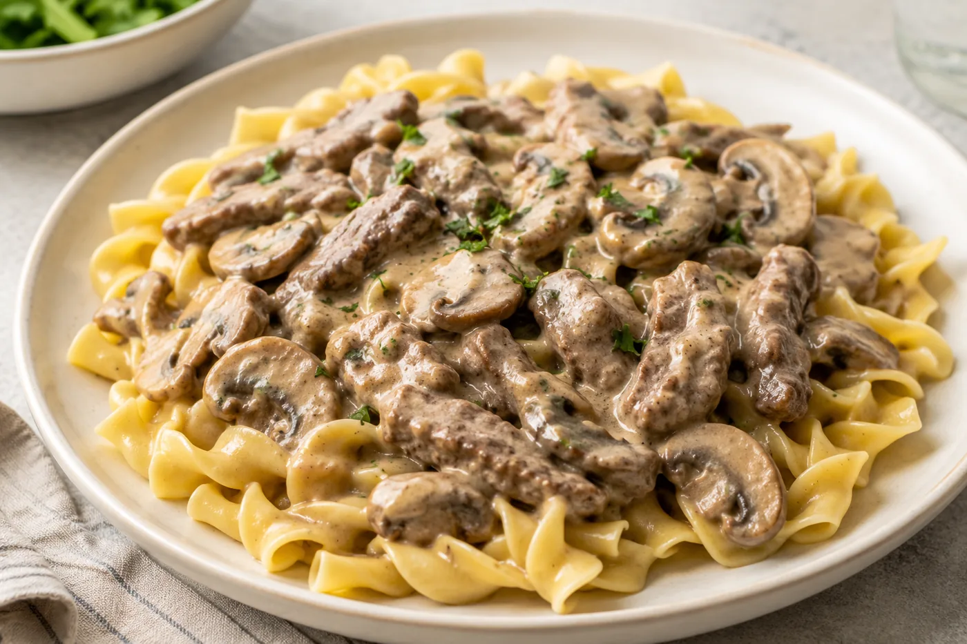 Rich and Creamy Beef Stroganoff